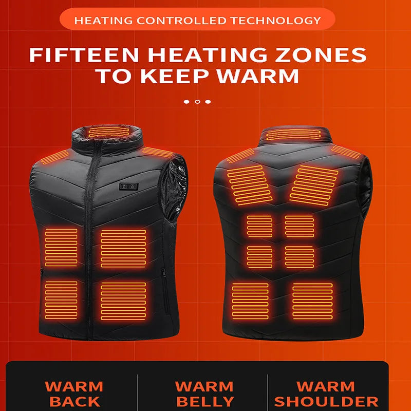 Heated Gillet / Vest (USB Rechargeable)
