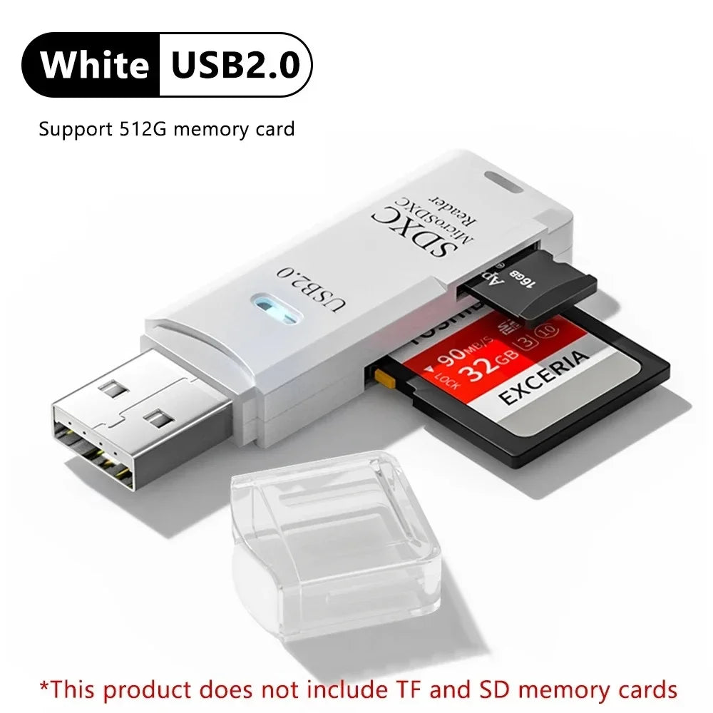 2 IN 1 USB 3.0 /USB 2.0 Card Reader